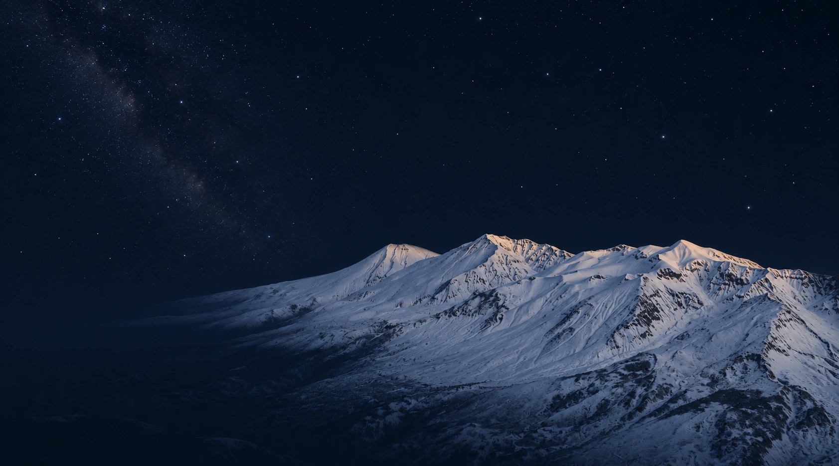 AI artwork inspired by the Tokachi Range; not surveyed terrain or current snow conditions.